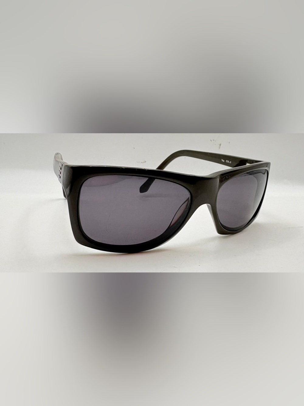 Cinzio Designs Tag Gray Oval Sunglasses Frames Only